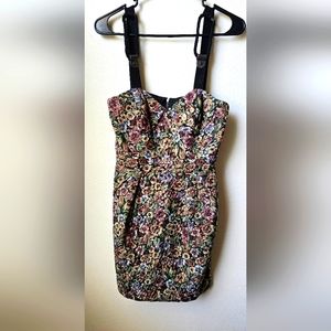 BCBGeneration Sleeveless Floral Dress